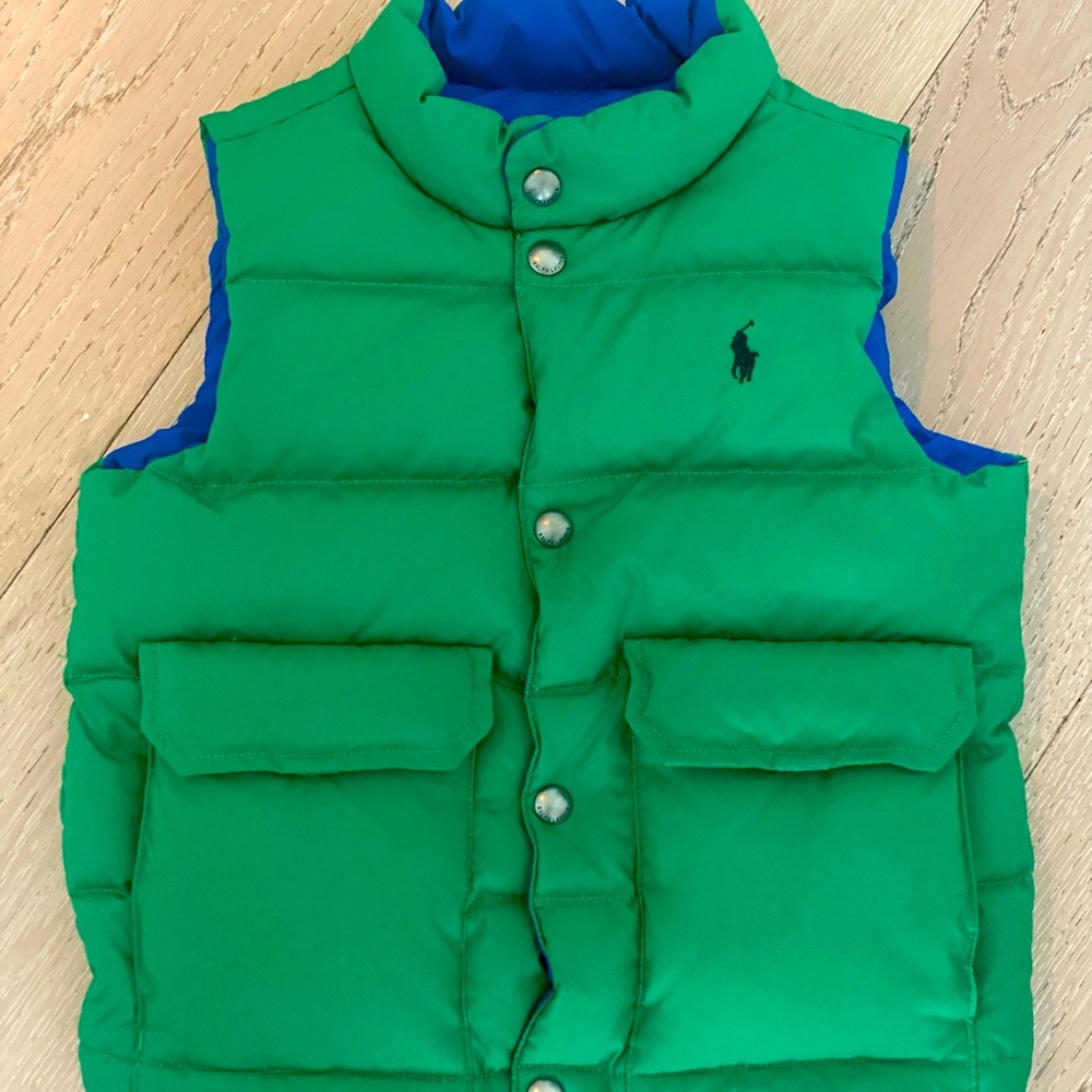 Polo Ralph Lauren Reversible Down Vest, Size 4/4T